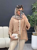 مانتو آستین پاگن هیوا کد 4816 - تصویر 13