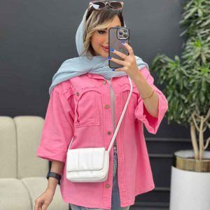 مانتو جیب پیله ریش دار کد 4850