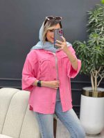 مانتو جیب پیله ریش دار کد 4850 - تصویر 23