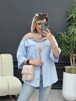 مانتو جیب پیله ریش دار کد 4850 - تصویر 20