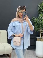 مانتو جیب پیله ریش دار کد 4850 - تصویر 5