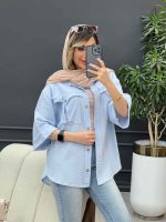 مانتو جیب پیله ریش دار کد 4850 - تصویر 16