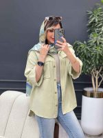 مانتو جیب پیله ریش دار کد 4850 - تصویر 4