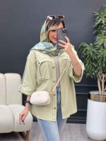 مانتو جیب پیله ریش دار کد 4850 - تصویر 14