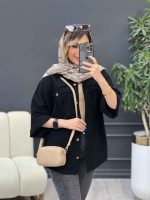 مانتو جیب پیله ریش دار کد 4850 - تصویر 15