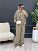 ست مانتو و شلوار افرا کد 4859 - تصویر 20