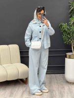 ست مانتو و شلوار افرا کد 4859 - تصویر 18
