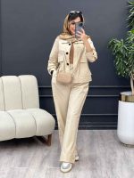 ست مانتو و شلوار افرا کد 4859 - تصویر 11