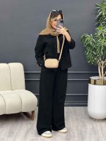 ست مانتو و شلوار افرا کد 4859 - تصویر 4