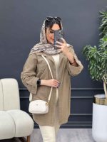مانتو جیب مثلثی نوا کد 4783 - تصویر 2