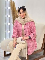 مانتو چهارخونه تک جیب کد 4890 - تصویر 29