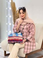 مانتو چهارخونه تک جیب کد 4890 - تصویر 28