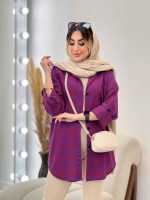 مانتو چهارخونه تک جیب کد 4890 - تصویر 39