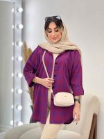 مانتو چهارخونه تک جیب هیما کد 4838 - تصویر 16