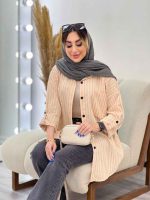 مانتو چهارخونه تک جیب هیما کد 4838 - تصویر 13