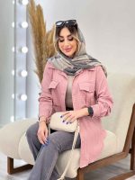 مانتو دو جیب پیله رزا کد 4874 - تصویر 14
