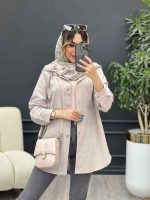 مانتو دو جیب پایین هلال آلاله کد 4873 - تصویر 18