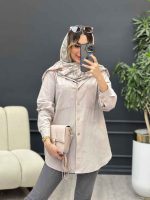 مانتو دو جیب پایین هلال آلاله کد 4873 - تصویر 12