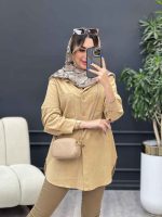 مانتو دو جیب پایین هلال آلاله کد 4873 - تصویر 11