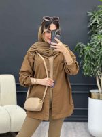 مانتو دو جیب سر شانه گلدوزی کد 4867 - تصویر 20