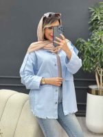 مانتو سرشانه پاگن پایین ریش کد 4880 - تصویر 15
