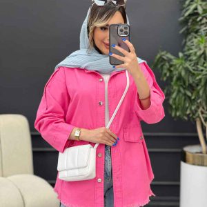 مانتو سرشانه پاگن پایین ریش کد 4880