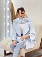 مانتو تک دکمه دو جیب کیف دار کد 4938 - تصویر 10