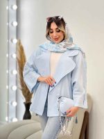 مانتو تک دکمه دو جیب کیف دار کد 4938 - تصویر 5