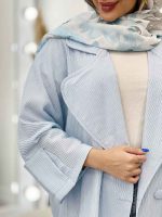 مانتو تک دکمه دو جیب کیف دار کد 4938 - تصویر 16