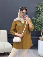 مانتو لینن طرح لوزی کد 4884 - تصویر 16
