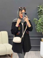 مانتو لینن طرح لوزی کد 4884 - تصویر 7
