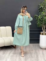 کت و پیراهن کمر پیله دار کد 4909 - تصویر 19