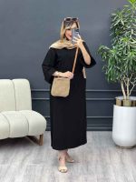 پیراهن بلند کمر گت تک جیب کد 4900 - تصویر 14