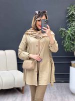 مانتو آستین پیله بغل سگک کد 4888 - تصویر 8