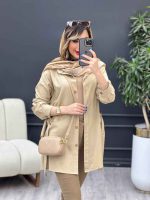 مانتو آستین پیله بغل سگک کد 4888 - تصویر 16