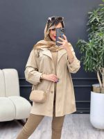 مانتو لینن رنگی تک جیب کد 4885 - تصویر 9