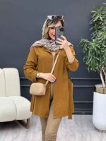 مانتو آستین پیله بغل سگک کد 4888 - تصویر 15
