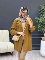مانتو لینن رنگی تک جیب کد 4885 - تصویر 22