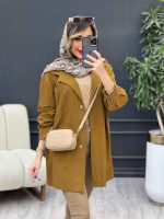 مانتو لینن رنگی تک جیب کد 4885 - تصویر 5