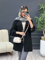 مانتو لینن رنگی تک جیب کد 4885 - تصویر 20