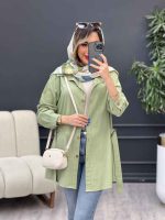 مانتو آستین پیله بغل سگک کد 4888 - تصویر 2