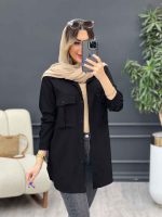 مانتو دو جیب پیله آرتمیس کد 4899 - تصویر 12