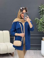 مانتو دو جیب پیله آرتمیس کد 4899 - تصویر 3