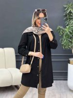 مانتو کتان رنگی سوفیا کد 4919 - تصویر 8