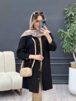 مانتو کتان رنگی سوفیا کد 4919 - تصویر 5
