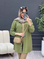 مانتو کتان رنگی سوفیا کد 4919 - تصویر 4