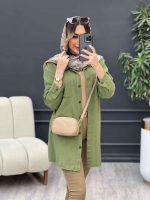مانتو کتان رنگی سوفیا کد 4919 - تصویر 13