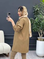 مانتو کتان رنگی سوفیا کد 4919 - تصویر 12