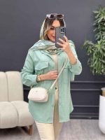 مانتو دو جیب پیله آرتمیس کد 4899 - تصویر 8