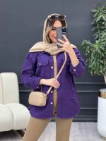 مانتو دو جیب پاکتی زاپ دار کد 4920 - تصویر 10